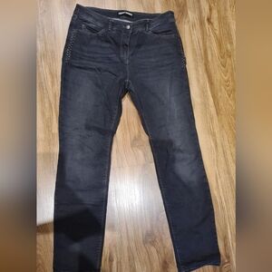 Gerry Weber Women’s Stretch Faded Black Jeans – Great Condition (Size 10)